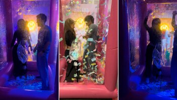 El festejo incluyó juegos coordinados,