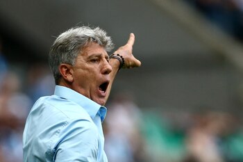 Renato gaucho Reacts During Match