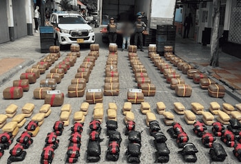 Casi una tonelada de marihuana