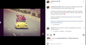 Wendy Ramos recuerda el fin