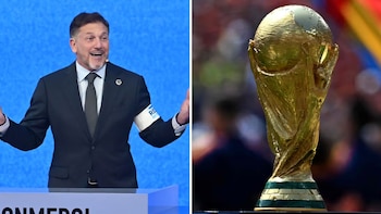 Alejandro Domínguez ha anunciado el nuevo formato del Mundial 2030 con la participación de 64 selecciones. - Crédito: FIFA