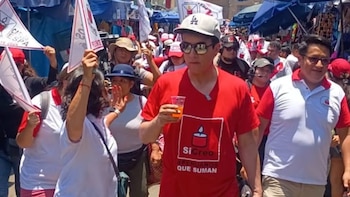 El candidato presidencial Carlos Espá,