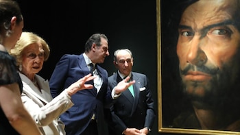 La Reina Sofía recorre las 50 obras de la exposición "Zurbarán" en la National Gallery de Londres