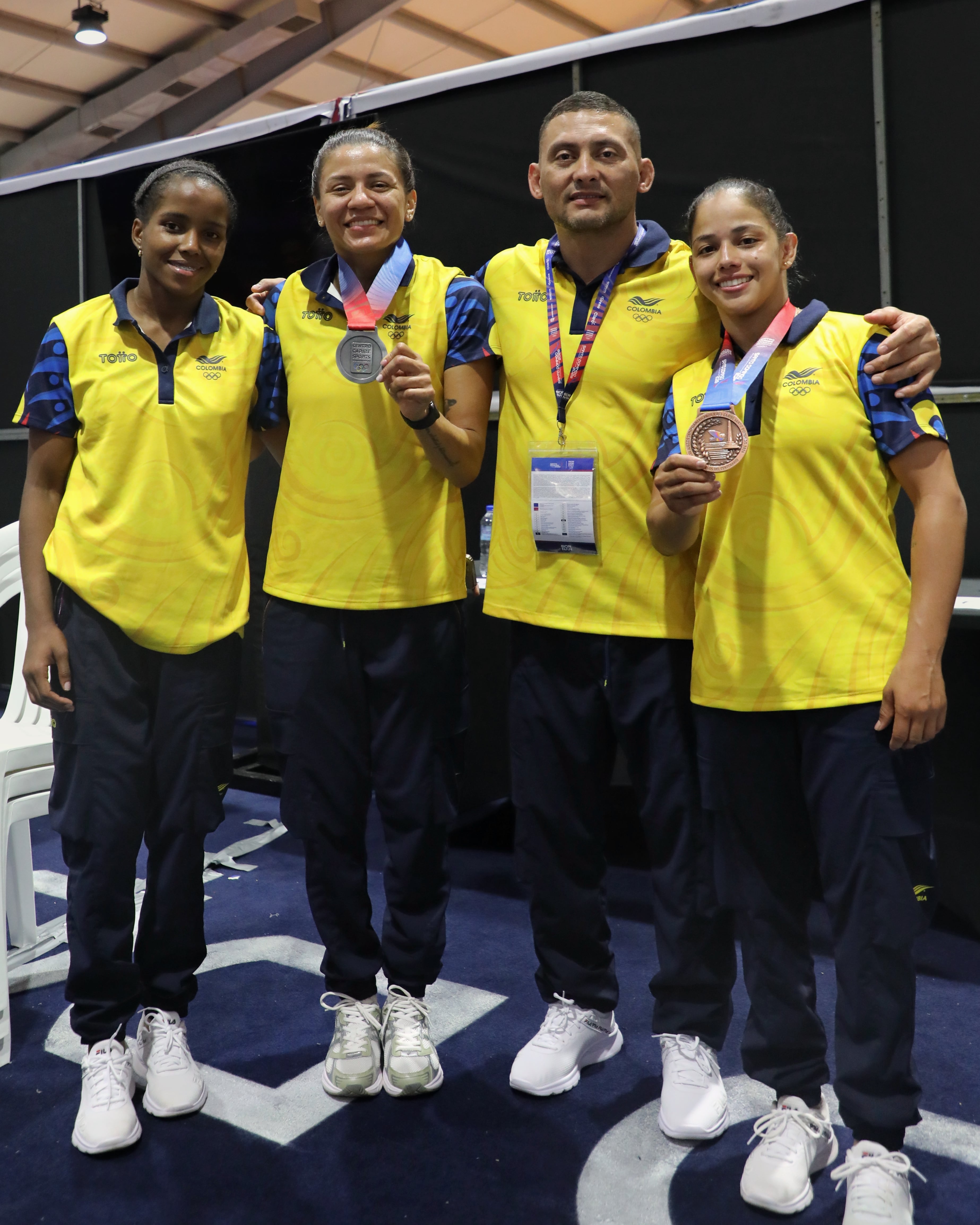 Las judocas dieron una medalla de plata y una de bronce a Colombia en el primer día de entrega de medallas - crédito Comité Olímpico Colombiano
