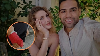 Susto en la familia de Falcao García: su hijo Jedidiah sufrió un accidente doméstico