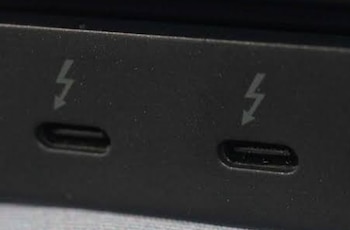 Laptops cuentan con un rayo en las entradas de su puerto USB C.