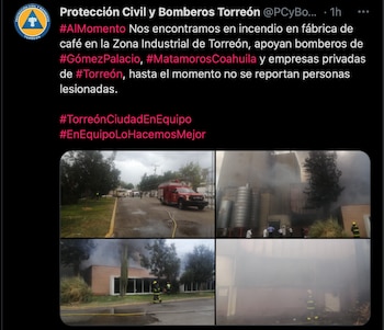 No se reportaron personas lesionadas