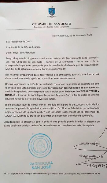 Lanzan una campaña para donar módulos de emergencia a hospitales