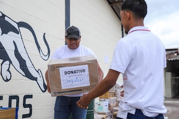 La comunidad venezolana en Honduras impulsó una jornada de ayuda para los afectados por los terremotos en Venezuela del 24 de junio.
