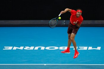 El alemán Sascha Zverev igualó