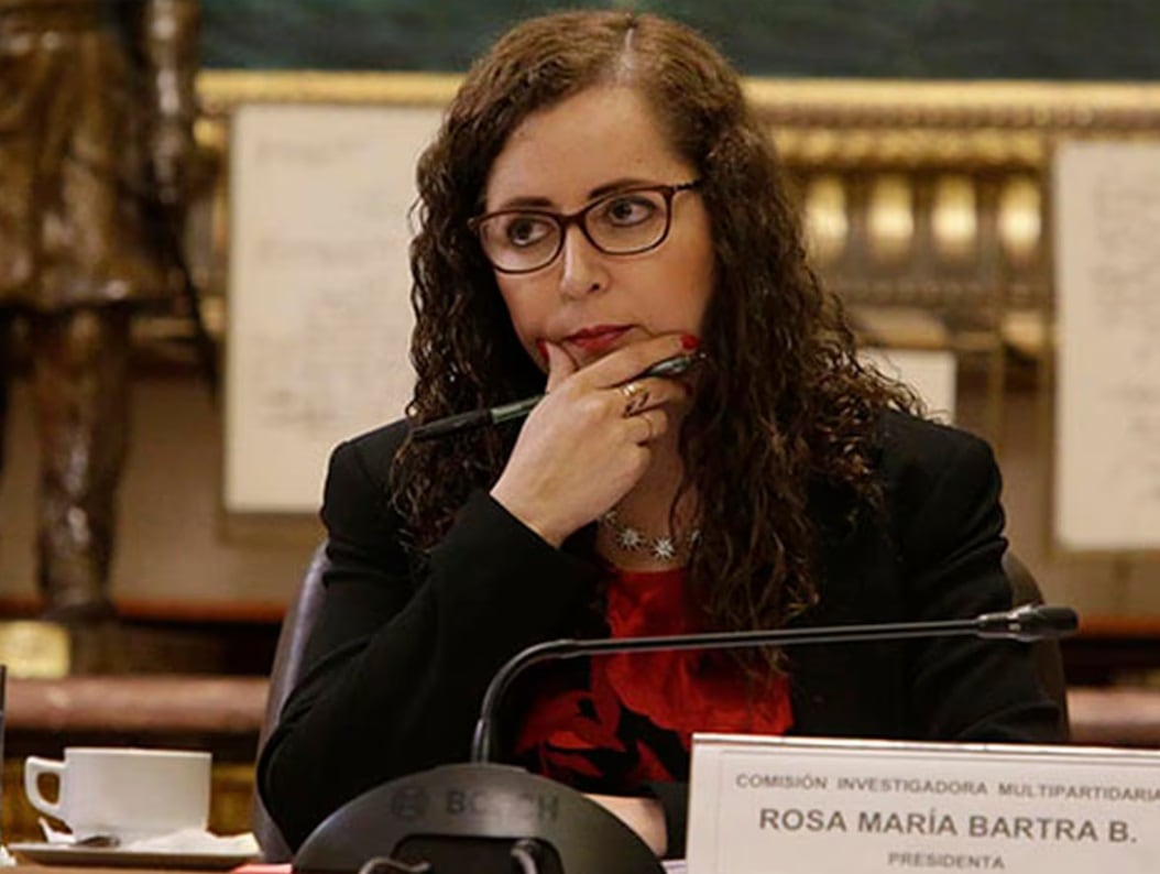 Rosa Bartra fue presidenta de la Comisión de Constitución.
