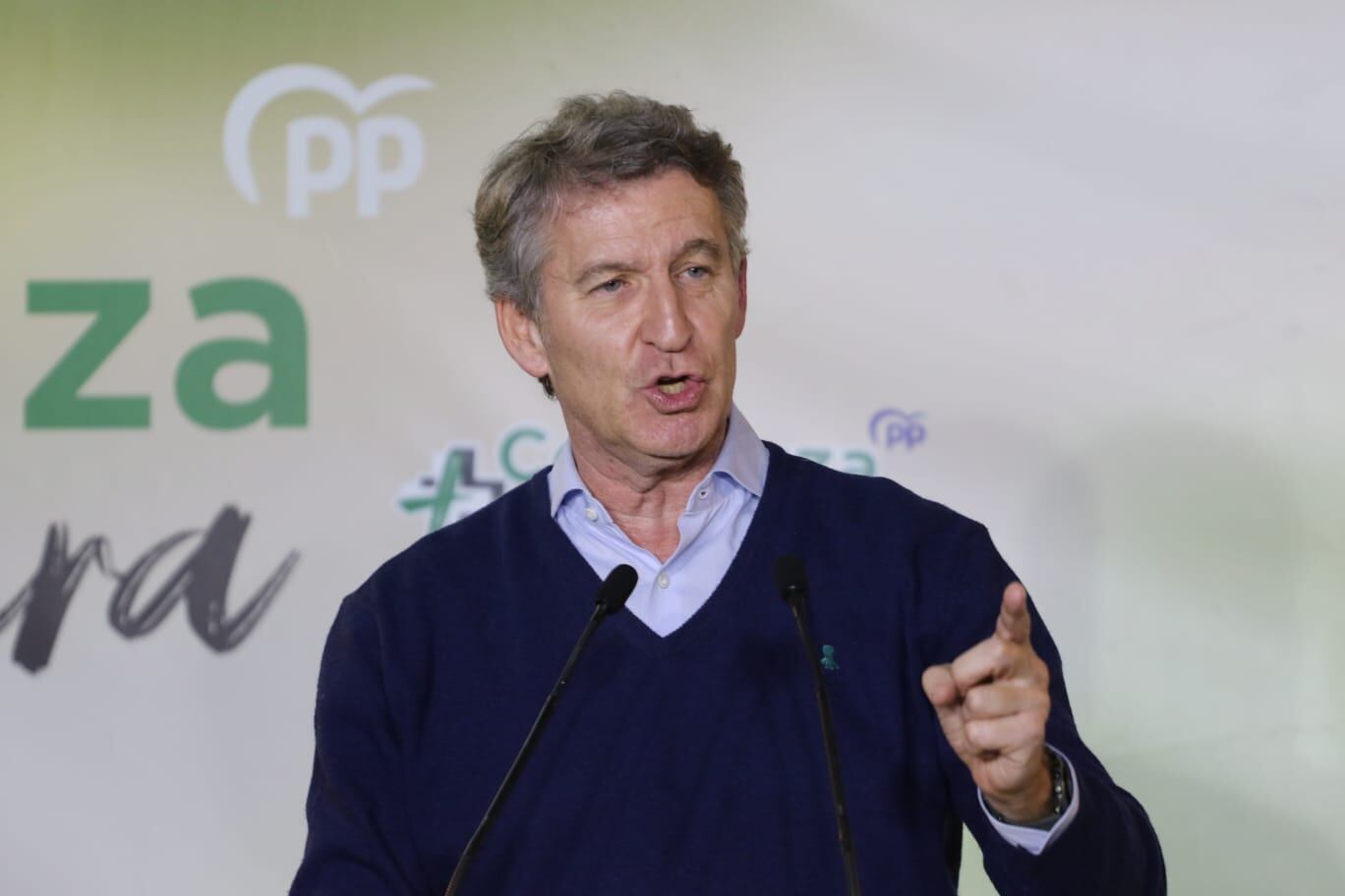 Núñez Feijóo en su discurso en Extremadura (Jose Manuel Rodríguez Casillas)