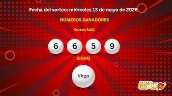 Signo y números ganadores del Super Astro Sol del miércoles 13 de mayo de 2026. (Infobae)
