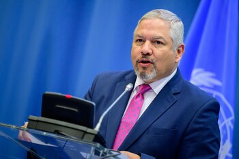 El canciller de Honduras, Eduardo