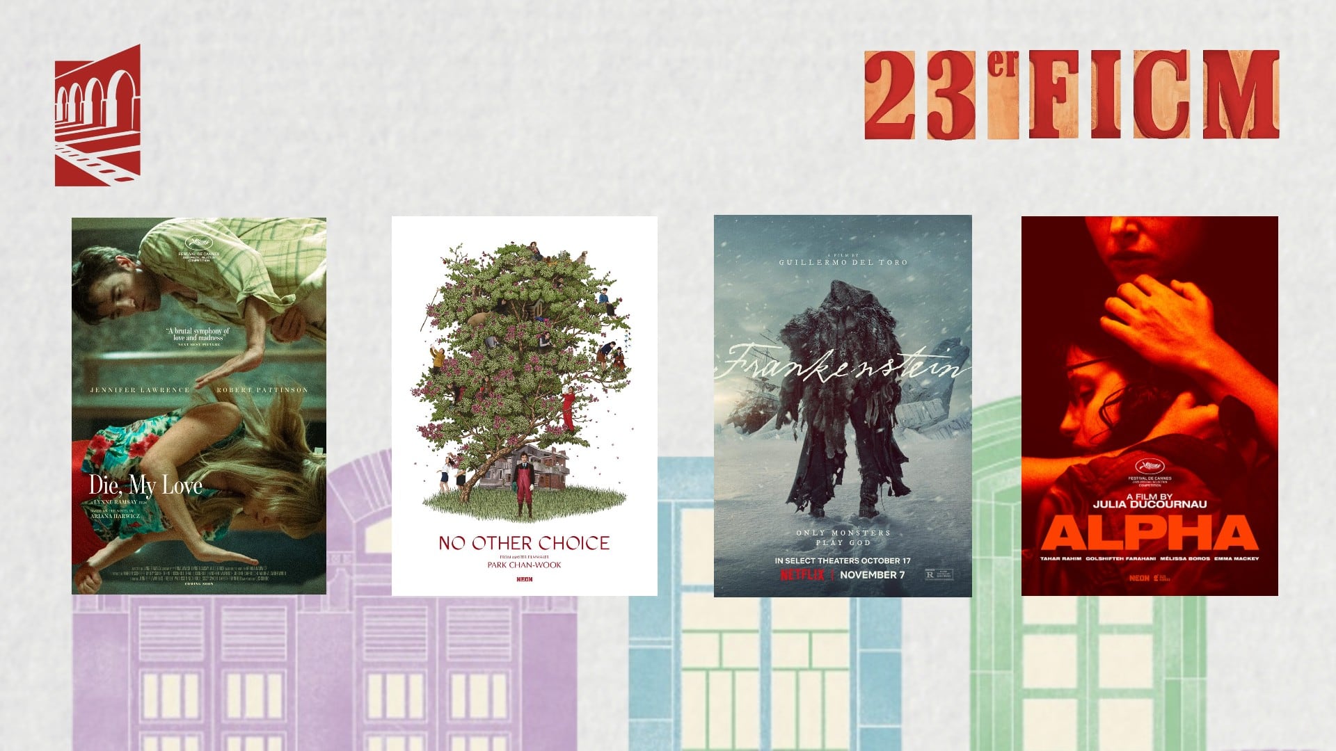 Desde Frankenstein hasta Bugonia: éstas películas internacionales tendrán su estreno en el FICM 2025. (Infobae México)