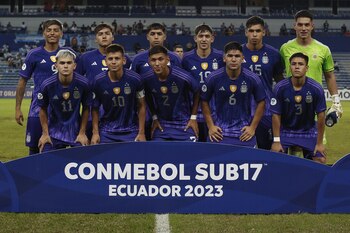 La selección argentina Sub 17