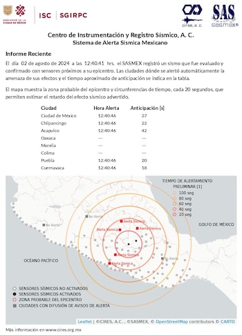 No se cuenta con epicentro