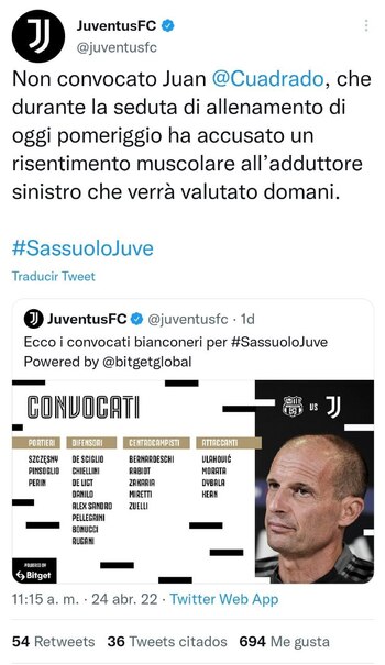 El colombiano se perdería el