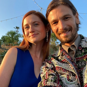 Bonnie Wright y Andrew Lococo se conocieron en 2020 y contrajeron matrimonio en marzo de 2022. (Instagram)
