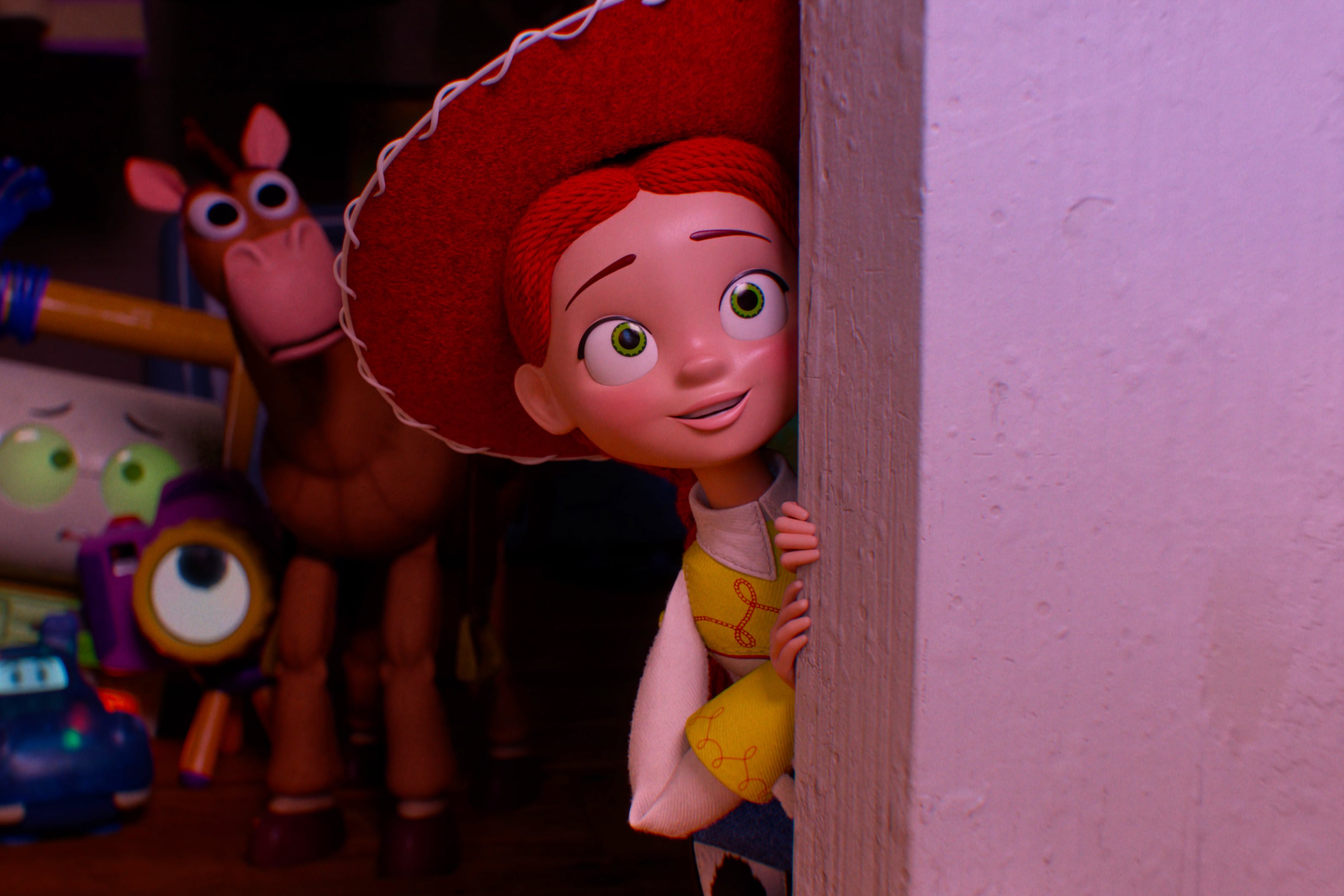 Jessie, con la voz de Joan Cusack, en una escena de