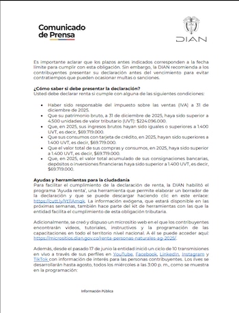 Dian - crédito Dian