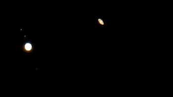 Jupiter y Saturno son observados