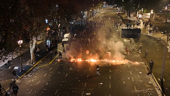 Los incidentes ocurridos afuera del