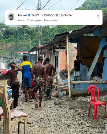 Blessd anunció el envío de 120 toneladas de ayuda humanitaria a Quibdó, Pereira y Manizales, con alimentos, agua potable, productos de higiene y kits familiares - crédito prensa Blessd