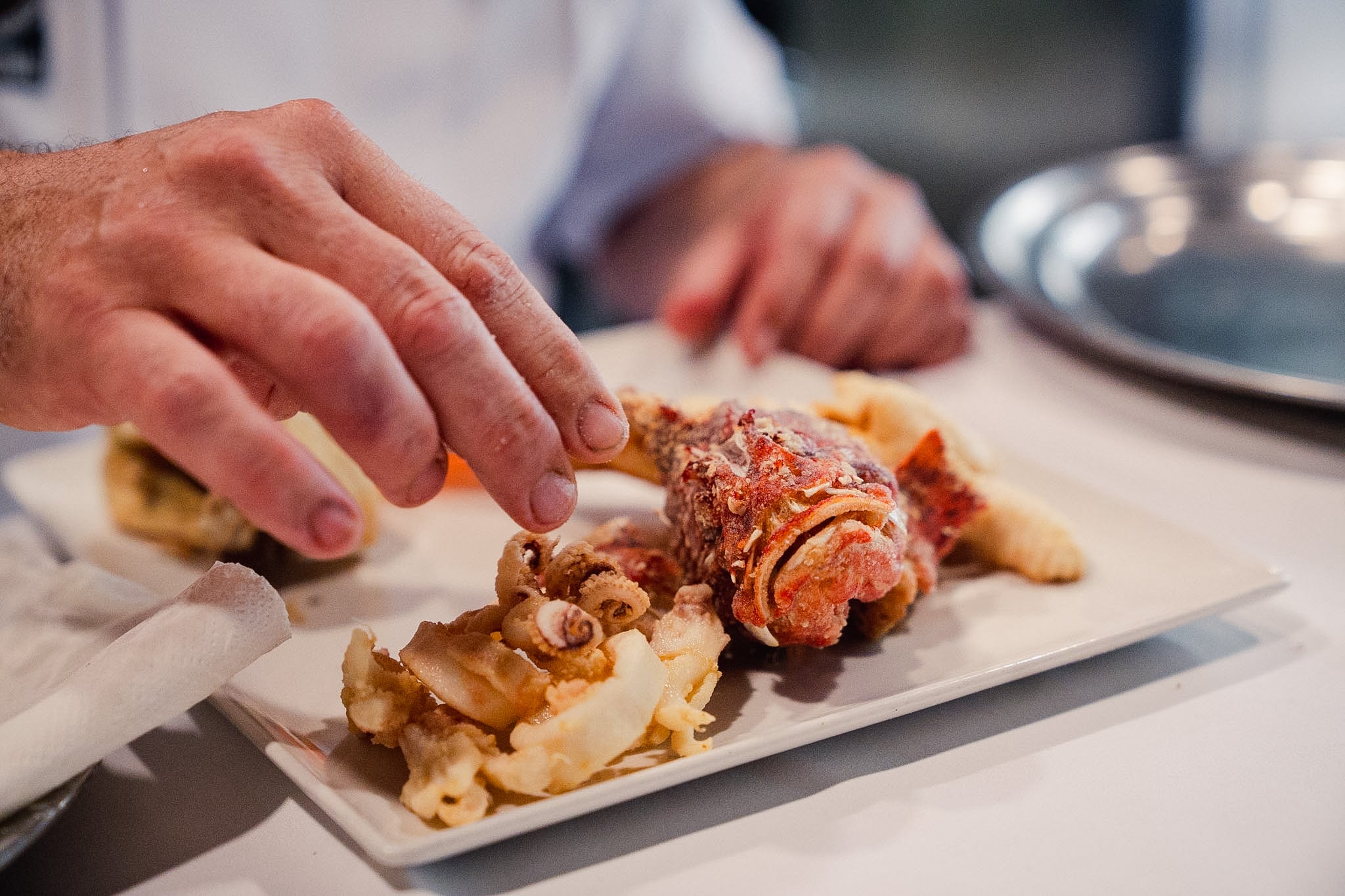Pescado frito en el ‘III Concurso de Fritura Malagueña’ (Academia Gastronómica de Málaga)