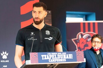 El capitán del Kirolbet Baskonia,