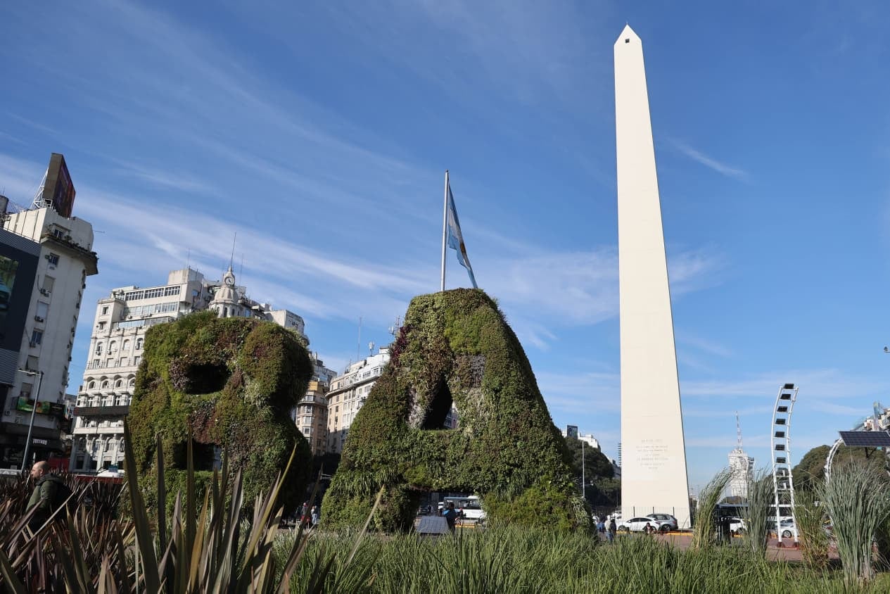 El Obelisco de la Ciudad de Buenos Aires es uno de los puntos más reconocidos internacionalmente de la Argentina