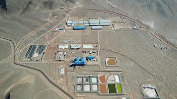 Una minera china presentó su