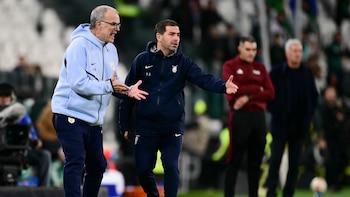 El partido se disputó en el Allianz Stadium de Turín, Italia (Photo by MARCO BERTORELLO / AFP)