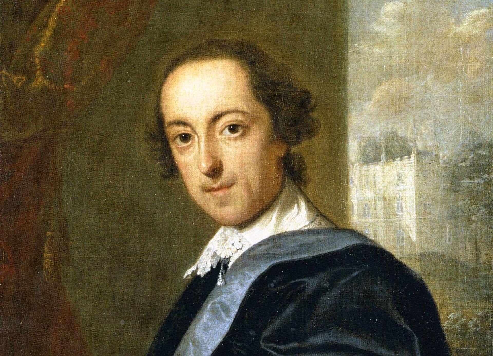 Horace Walpole (retratado por John Giles Eccardt), autor de