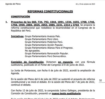 Propuesta ha sido contenida en