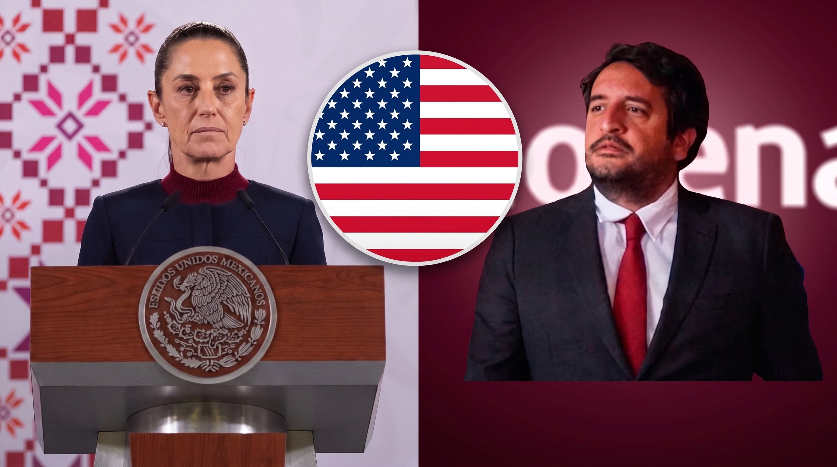 Claudia Sheinbaum acusa injerencia por parte de Estados Unidos ante revocación de visas a funcionarios mexicanos. (Imagen Ilustrativa Infobae)