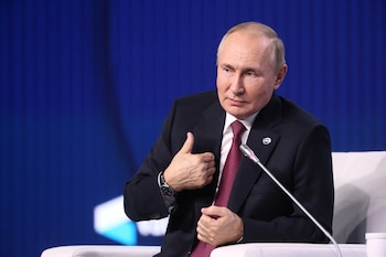 El presidente ruso, Vladimir Putin,