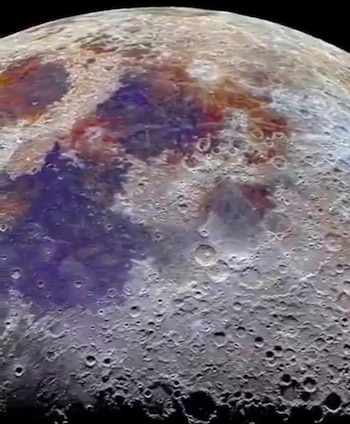 Fotografía de la Luna captada por la sonda LRO de la NASA, que tampoco corresponde a Artemis II (NASA)