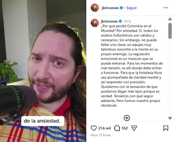 Rincón Escalante compartió el video la noche del martes 7 de julio de 2026 en su perfil de Instagram - crédito @jkrincones/IG