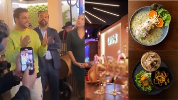 Nicola Porcella inauguró restaurante Taypá,