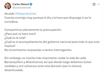 Carlos Meisel cuestiona la falta