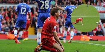 El histórico resbalón de Gerrard