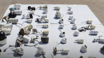 Desmantelan 50 cámaras de videovigilancia usadas por el crimen organizado en Tabasco