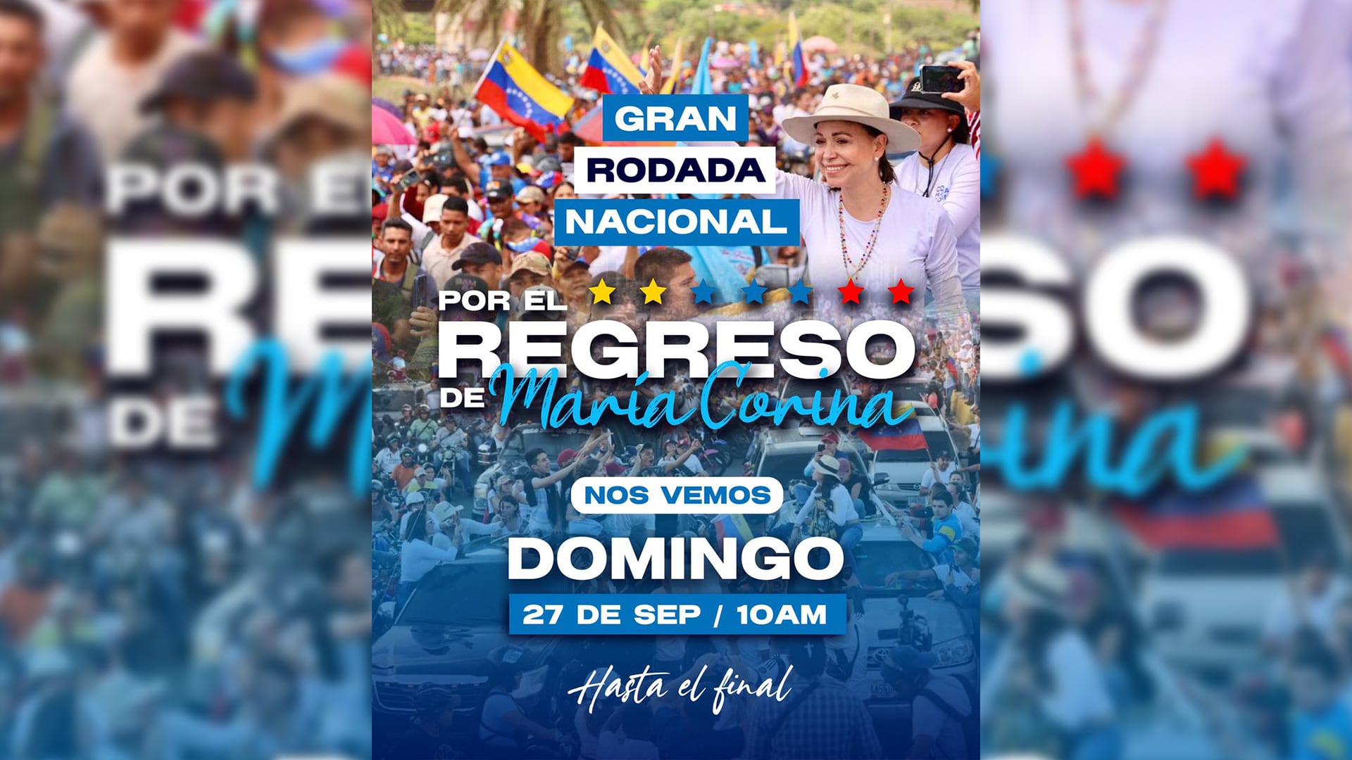 El Comando con Venezuela realizó esta convocatoria en la cuenta de X