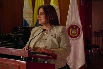 La presidenta de la Corte