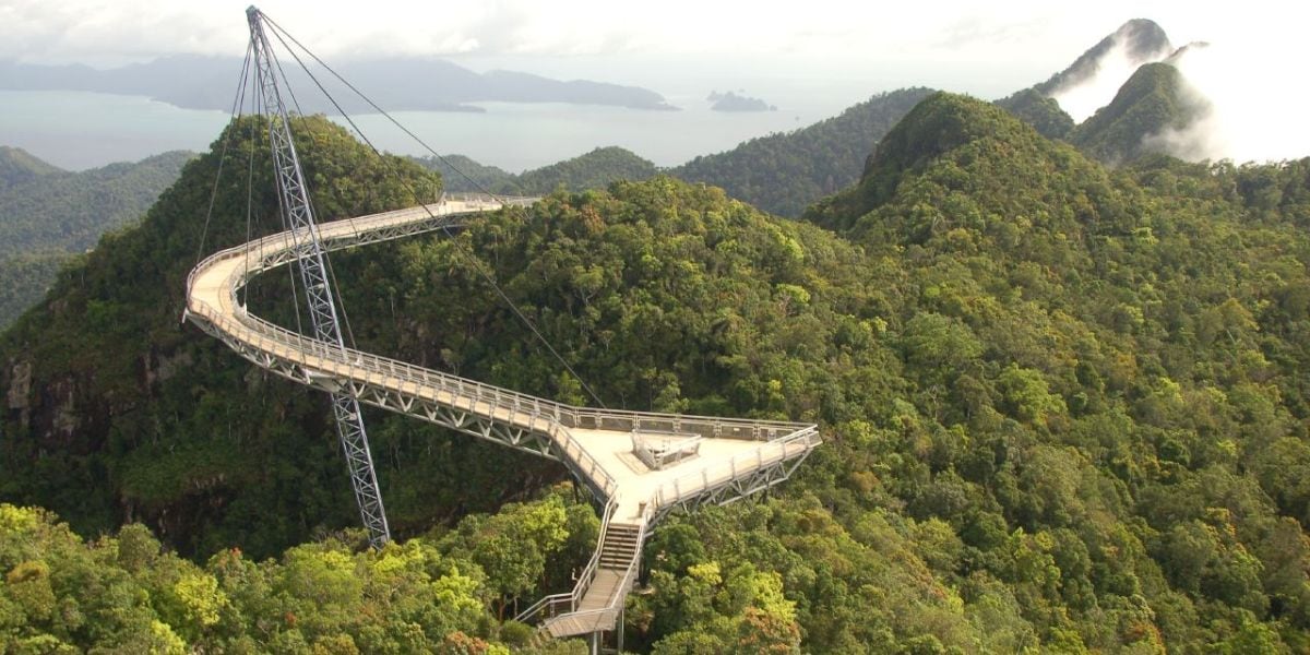 Langkawi Sky Bridge, el espectacular puente colgante que fusiona ingeniería con naturaleza