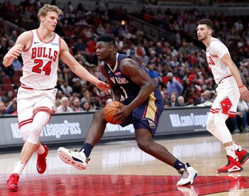 Zion Williamson es el número 1 del draft (AP Photo/Charles Rex Arbogast)