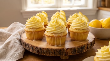 Receta de cupcakes de limón, rápido y fácil