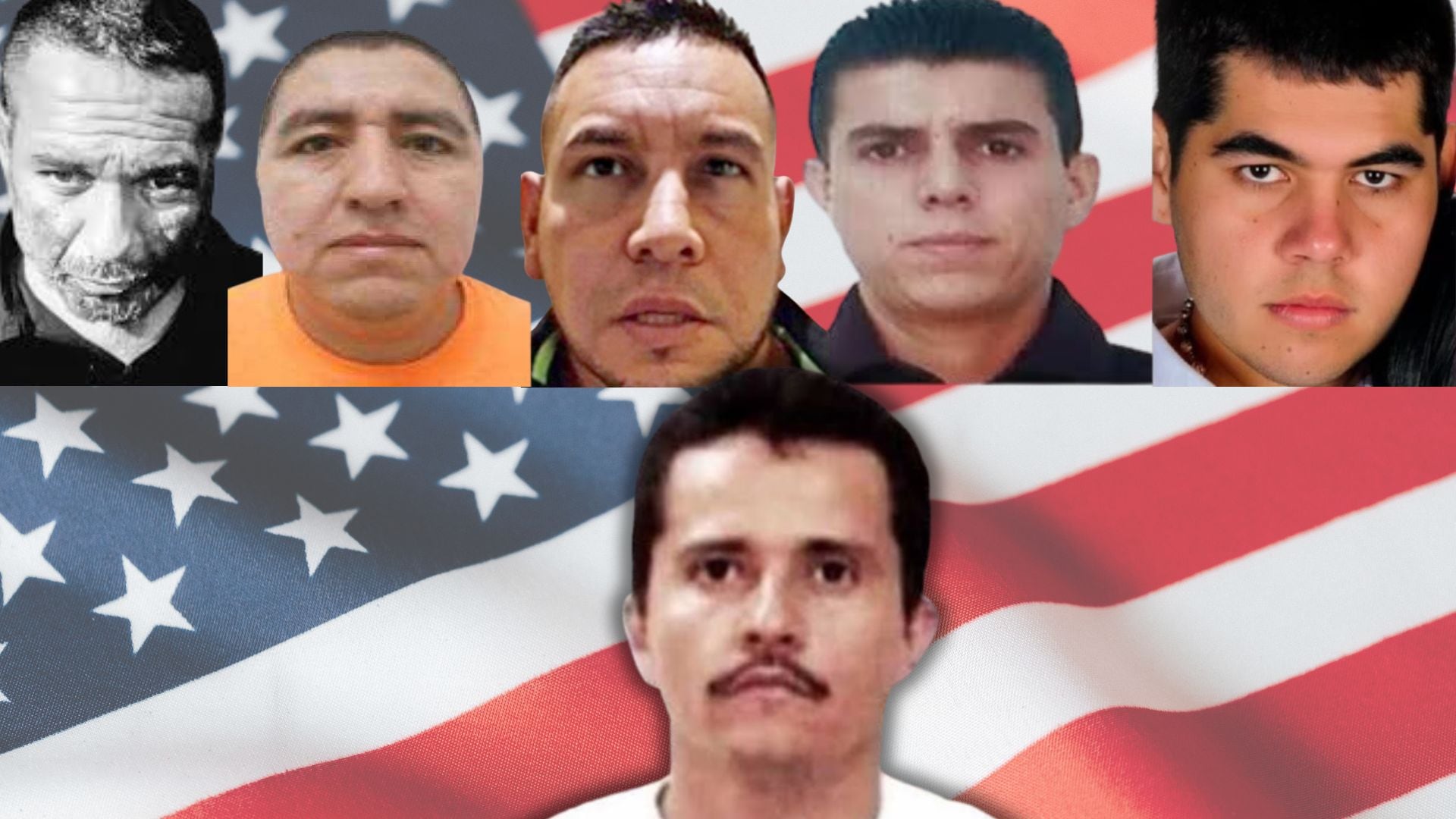 Con recompensas de hasta 5 millones de dólares, sanciones del Departamento del Tesoro y otros perfiles que todavía escapan al escrutinio internacional, así se configura el mapa de los posibles sucesores de “El Mencho” dentro del Cártel Jalisco Nueva Generación tras su muerte en Jalisco. (Anayeli Tapia/Infobae)