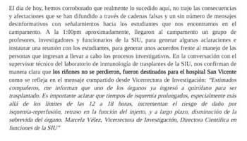 Aclaración sobre los análisis a